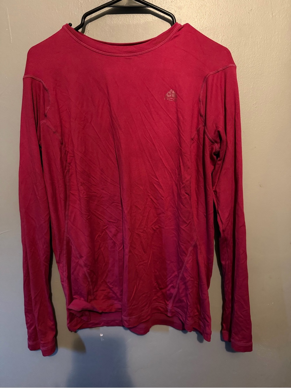 Nike Women's Long Sleeve Top - Deep Pink